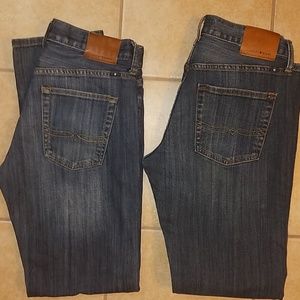 2 pairs of men's lucky brand jeans 30 x 32